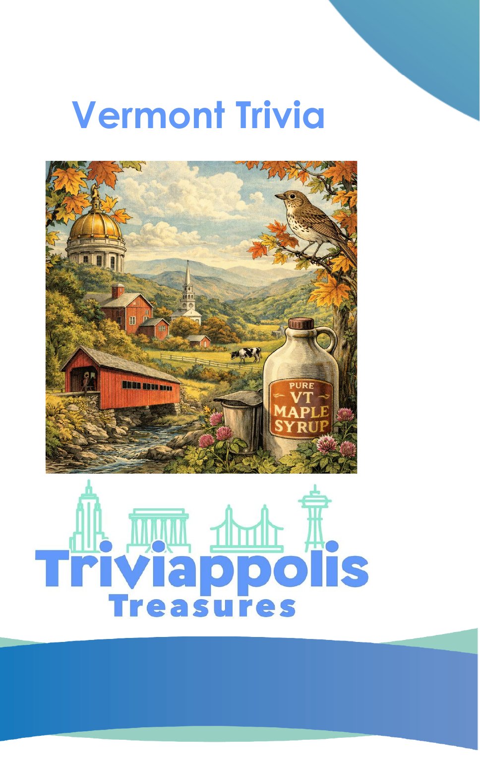 Vermont Trivia Book